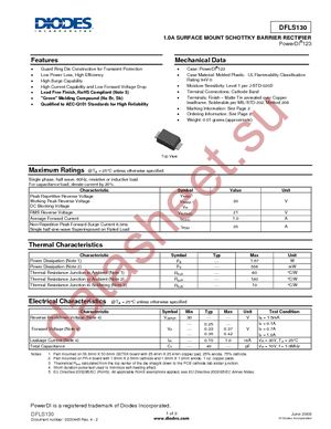 DFLS130-7 datasheet  